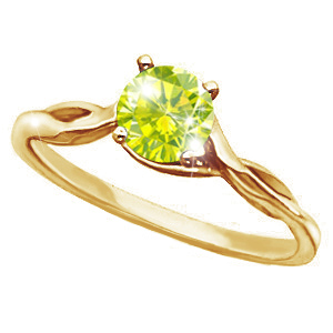 Zlatý přívěsek s diamantem