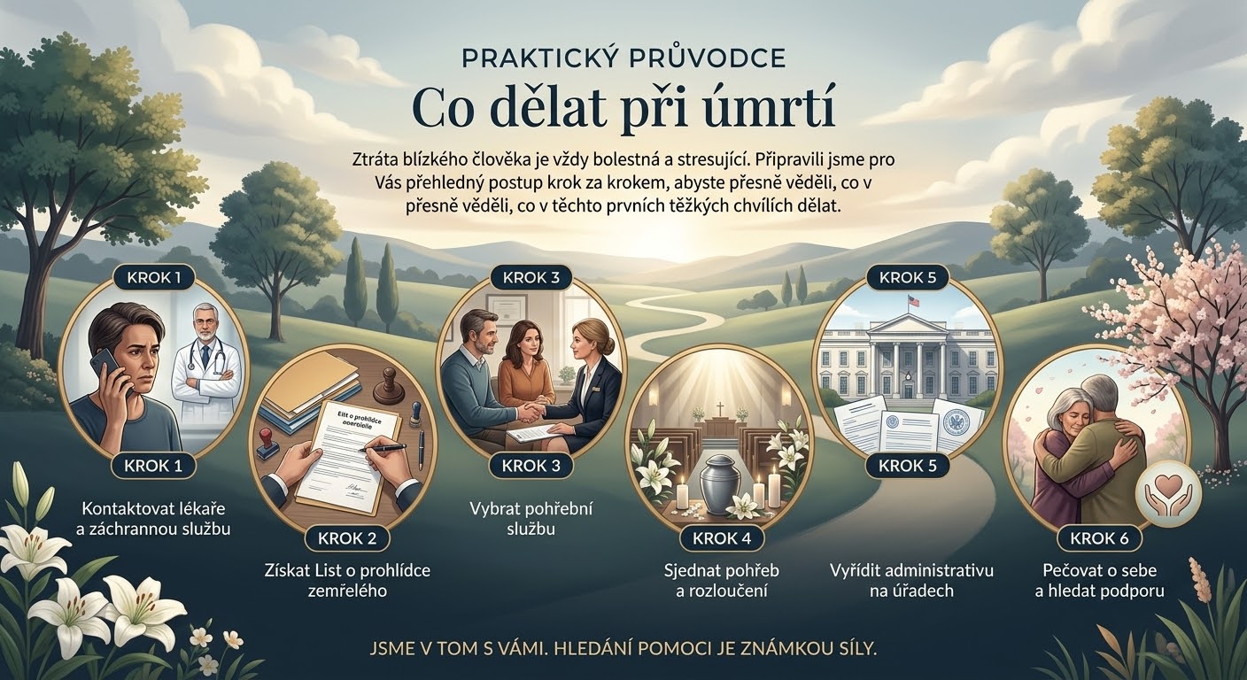 Co dělat při úmrtí